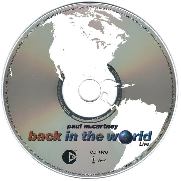 Paul McCartney : Back In The World (Live) (2xCD, Album, Copy Prot.)
