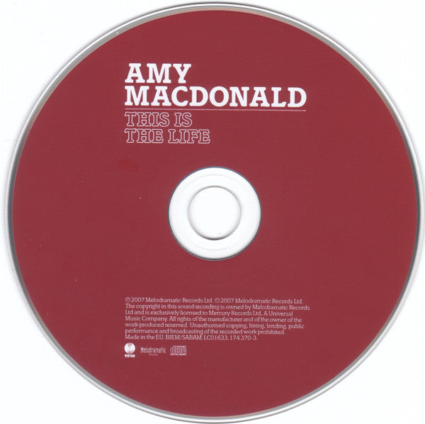 Amy Macdonald : This Is The Life (CD, Album + CD, Comp + Dlx, Sup)