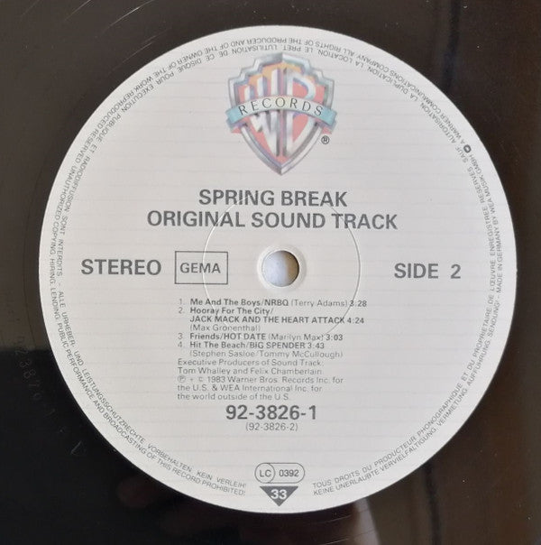 Various : Spring Break (Original Sound Track) (LP, Comp)
