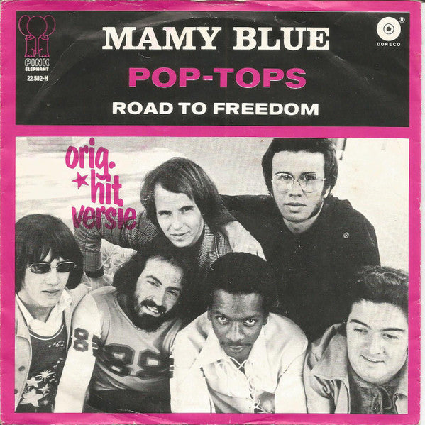 The Pop Tops : Mamy Blue (7", Single, sol)