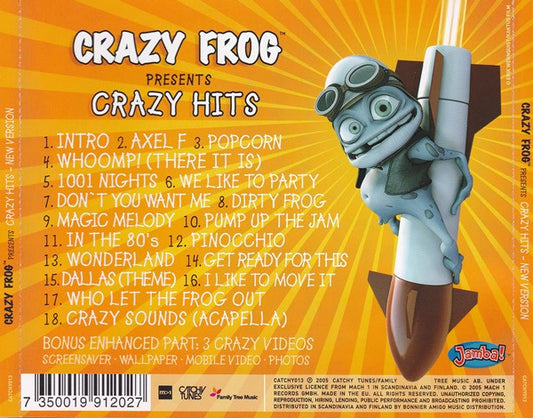 Crazy Frog : Crazy Hits (New Version) (CD, Album, Enh)
