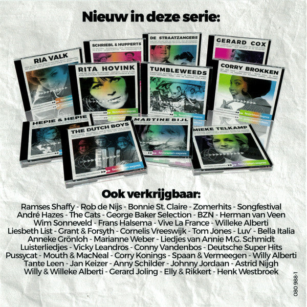 Rita Hovink : Favorieten Expres (CD, Comp)