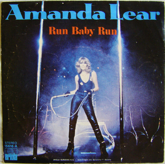 Amanda Lear : Run Baby Run (7", Single)