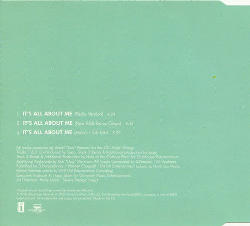 Mya : It's All About Me (CD, Single)