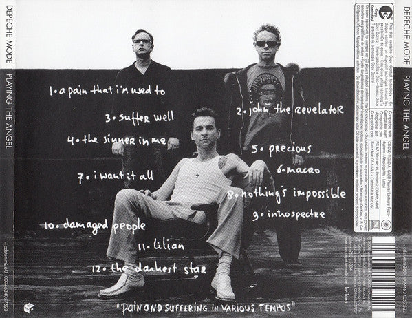 Depeche Mode : Playing The Angel (CD, Album, Copy Prot.)