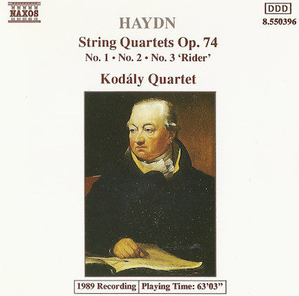 Joseph Haydn, Kodály Quartet : String Quartets Op. 74 No. 1 • No. 2 • No. 3 'Rider' (CD)
