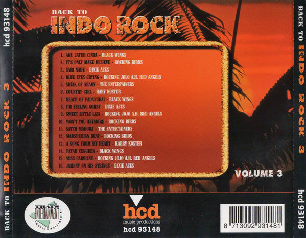 Various : Back To Indo Rock Volume 3 (CD, Comp)