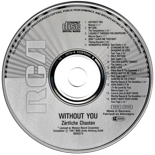 Various : Original Soundtrack «Without You» - Zärtliche Chaoten (CD, Comp)