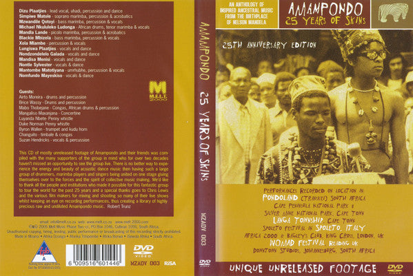 Amampondo : 25 Years Of Skins (DVD-V)