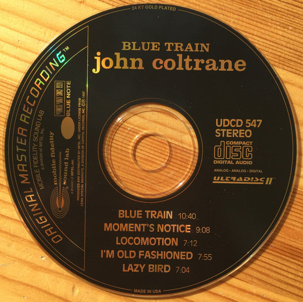 John Coltrane : Blue Train (CD, Album, Ltd, RE, RM, 24k)