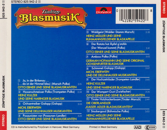 Various : Zünftige Blasmusik (CD, Comp)