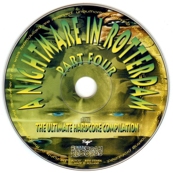 Various : A Nightmare In Rotterdam Part Four (The Ultimate Hardcore Compilation) (CD, Comp)