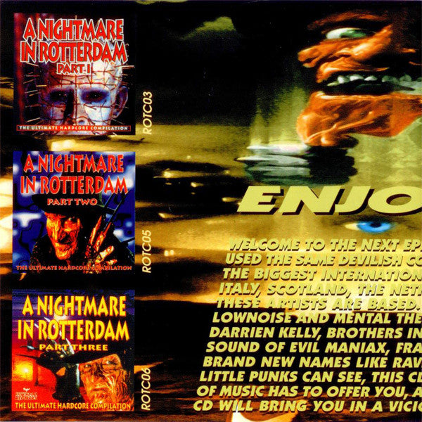 Various : A Nightmare In Rotterdam Part Four (The Ultimate Hardcore Compilation) (CD, Comp)