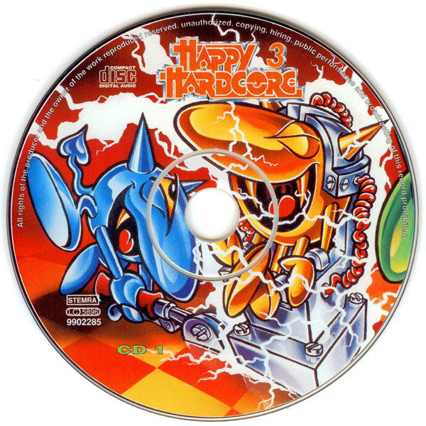 Various : Happy Hardcore 3 (2xCD, Comp, P/Mixed)