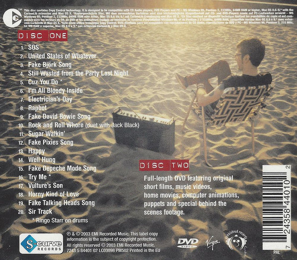 Liam Lynch : Fake Songs (CD, Album, Copy Prot. + DVD-V, PAL)