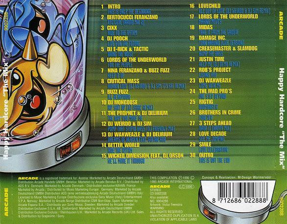 Various : Happy Hardcore - The Mix (CD, Mixed)