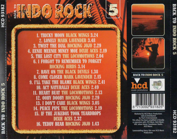 Various : Back To Indo Rock Volume 5 (CD, Album, Comp)
