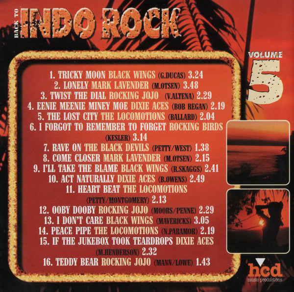 Various : Back To Indo Rock Volume 5 (CD, Album, Comp)