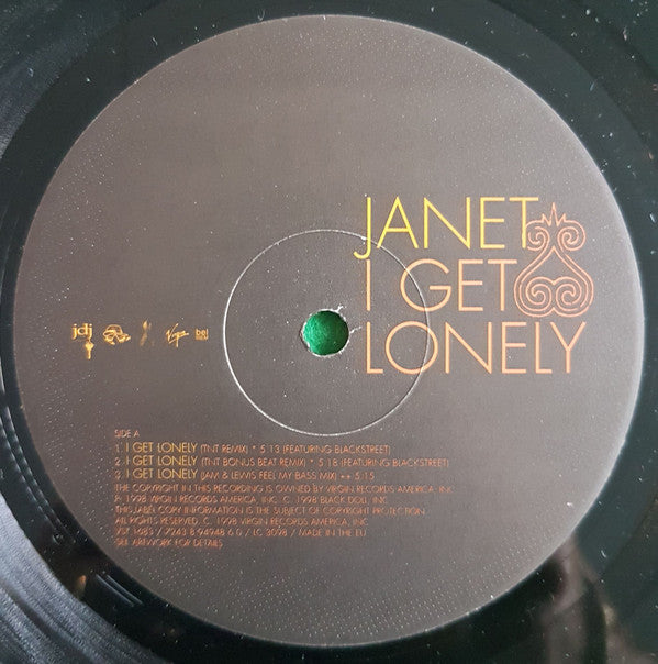 Janet Jackson : I Get Lonely (12")