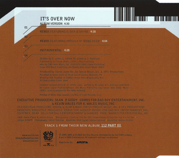 112 : It's Over Now (CD, Maxi)