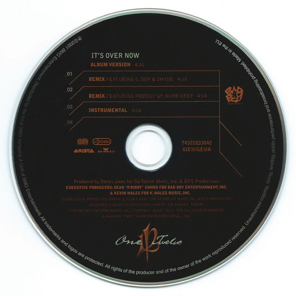 112 : It's Over Now (CD, Maxi)