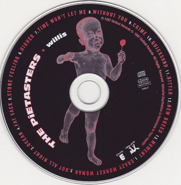 The Pietasters : Willis (CD, Album, Dig)