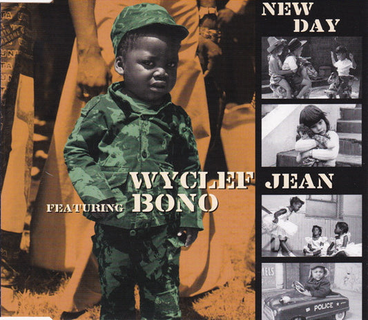 Wyclef Jean Featuring Bono : New Day (CD, Single)