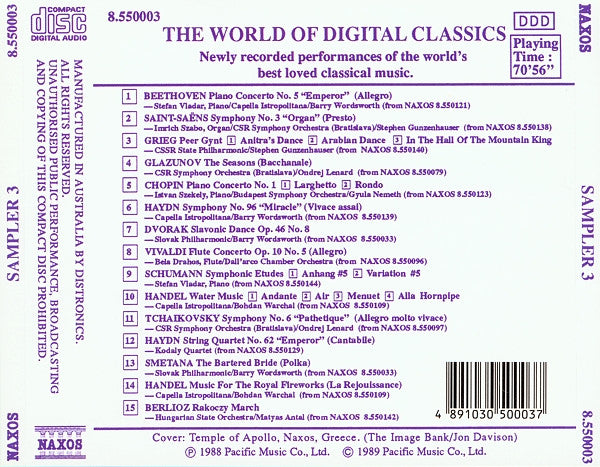 Various : The World Of Digital Classics Sampler 3 (CD, Comp)