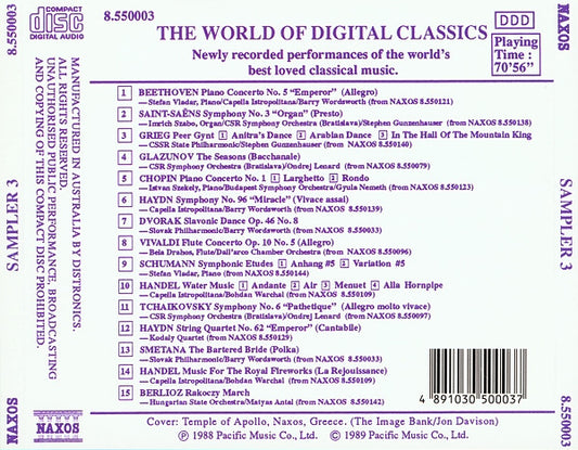 Various : The World Of Digital Classics Sampler 3 (CD, Comp)
