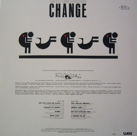 Change : Change Of Heart (LP, Album)