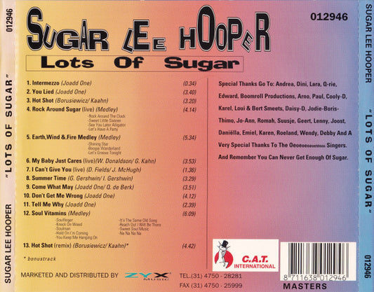 Sugar Lee Hooper : Lots Of Sugar (CD, Album)