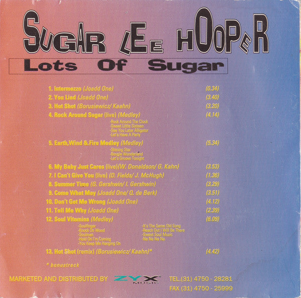Sugar Lee Hooper : Lots Of Sugar (CD, Album)