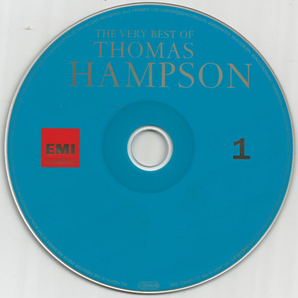 Thomas Hampson : The Very Best Of Thomas Hampson (2xCD, Comp)