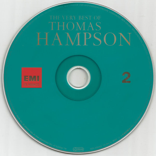 Thomas Hampson : The Very Best Of Thomas Hampson (2xCD, Comp)