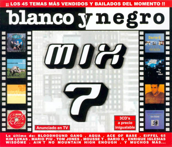 Various : Blanco Y Negro Mix 7 (3xCD, Comp, P/Mixed)