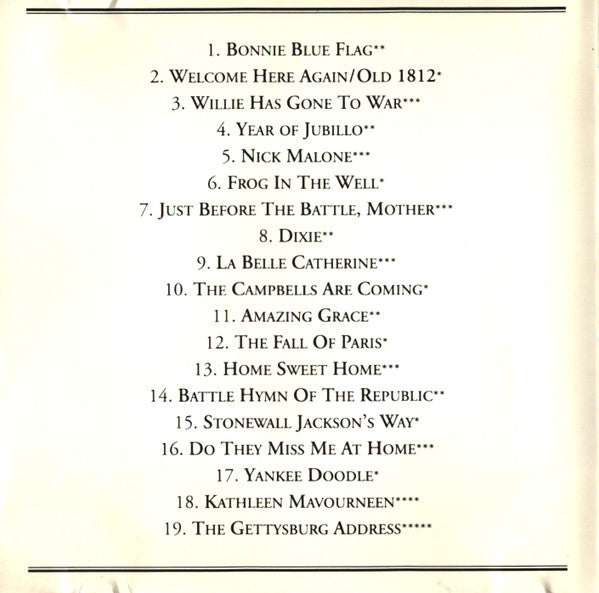Various : More Songs And Music From Gettysburg (CD, Album)
