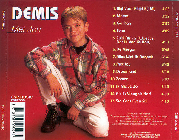 Demis (2) : Met Jou (CD, Album)