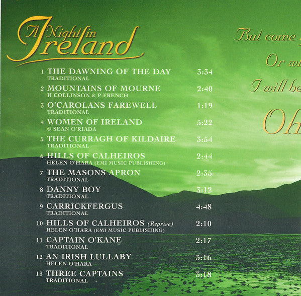 Helen O'Hara : A Night in Ireland (CD, Album)