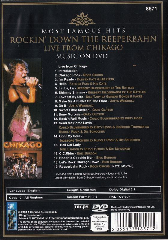 Various : Rockin' Down The Reeperbahn - Live from Chikago (DVD-V, PAL)