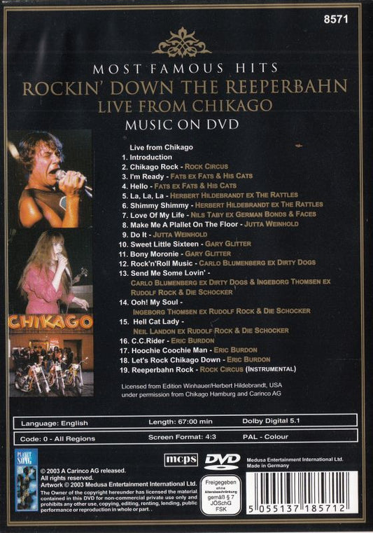 Various : Rockin' Down The Reeperbahn - Live from Chikago (DVD-V, PAL)