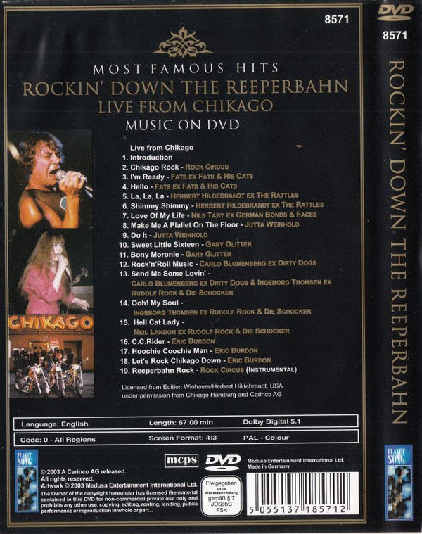 Various : Rockin' Down The Reeperbahn - Live from Chikago (DVD-V, PAL)
