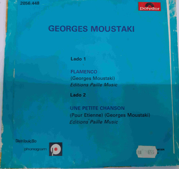 Georges Moustaki : Flamenco (7", Single)