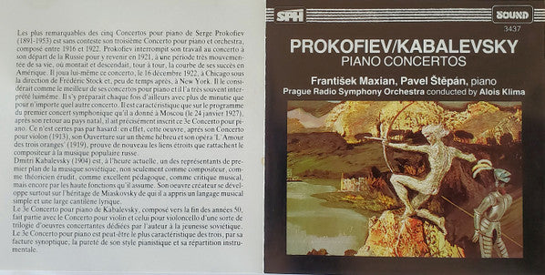 Dmitry Kabalevsky, Sergei Prokofiev : Concertos For Piano And Orchestra  (CD, Comp)