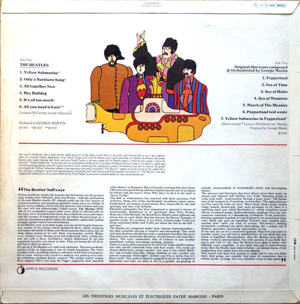 The Beatles : Yellow Submarine (LP, Album)