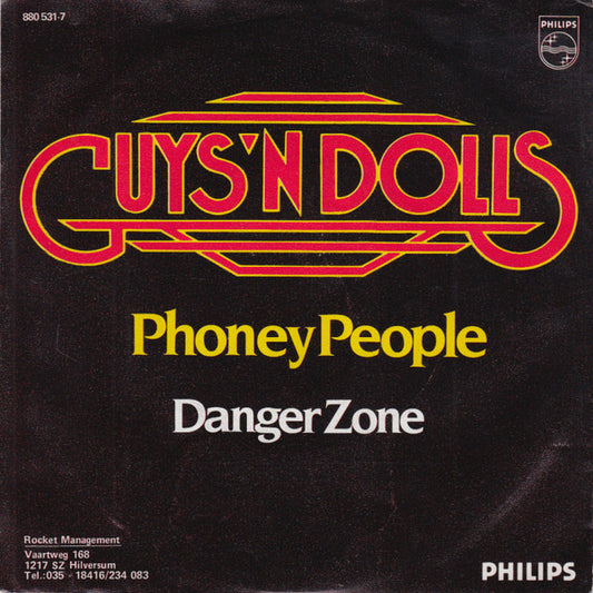 Guys 'n Dolls : Phoney People (7", Single)
