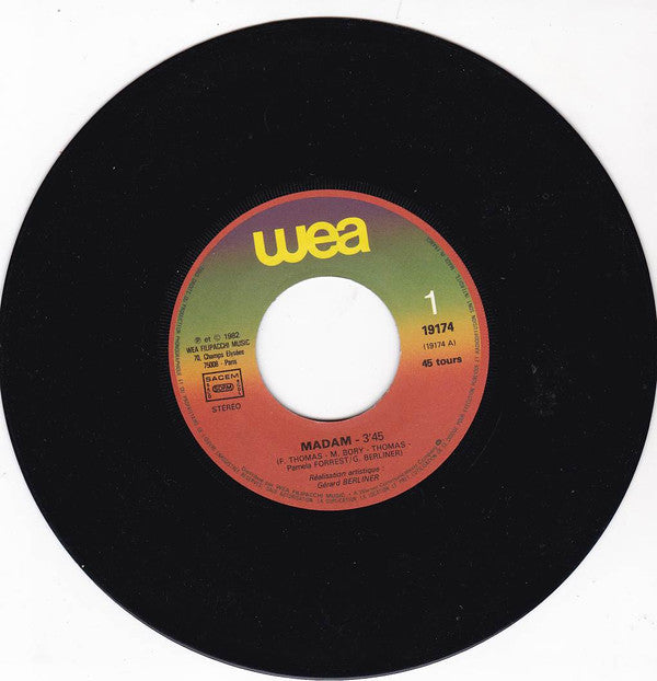 Madam (2) : Madam / Lover's Orchestra (7")