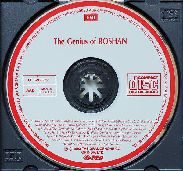 Roshan (2) : The Genius of Roshan (CD, Comp)