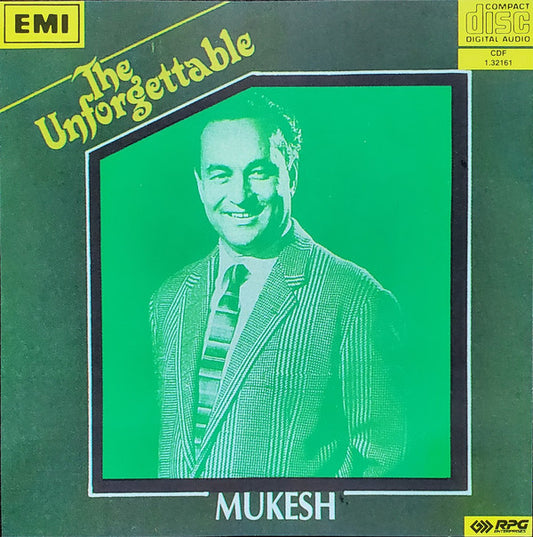 Mukesh : The Unforgettable Mukesh (CD, Comp)
