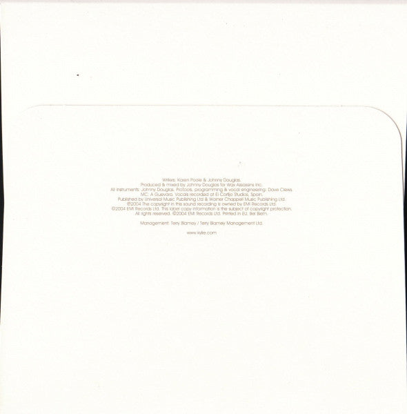 Kylie Minogue : Chocolate (CD, Single, Promo)