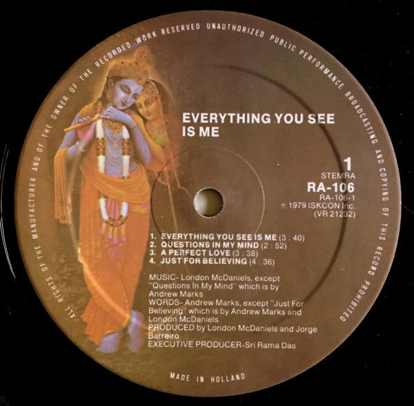 Rasa (9) : Everything You See Is Me (LP, Album)